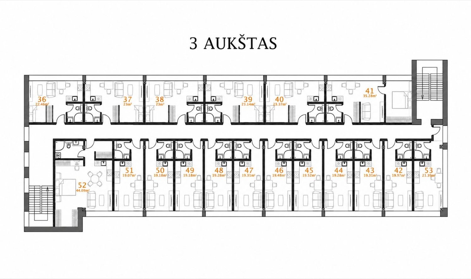 Trečio aukšto planas
